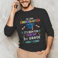 So Long Kindergarten Graduation Look Out 1st Grade 2025 Kids Unisex Long Sleeve T-Shirt