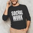 Social Work Graduate TShirt College Graduation Unisex Long Sleeve T-Shirt
