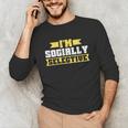Im Socially Selective Introvert Unisex Long Sleeve T-Shirt
