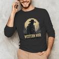 Spaghetti Western Cowboy Culture Classic Western Nostalgia Unisex Long Sleeve T-Shirt Spaghetti Western Cowboy Culture Classic Western Nostalgia Unisex Long Sleeve T-Shirt