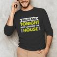 Staying Alone Big Plans Tonight Ideal For Introverts Unisex Long Sleeve T-Shirt Staying Alone Big Plans Tonight Ideal For Introverts Unisex Long Sleeve T-Shirt