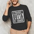 Straight Outta 1st Grade First Graduate Graduation Student Unisex Long Sleeve T-Shirt