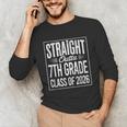 Straight Outta 7th Grade Graduation Class Of 2026 Graduate Unisex Long Sleeve T-Shirt