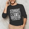 Straight Outta Cosmetology School Class Of 2025 Graduation Unisex Long Sleeve T-Shirt