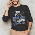 Super Proud Bonus Mom Of 2026 Graduate Graduation Family Unisex Long Sleeve T-Shirt