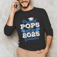 Super Proud Pops Of 2025 Graduate Senior Graduation Family Unisex Long Sleeve T-Shirt