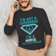Superhero RN Nurse Shirt Graduation Unisex Long Sleeve T-Shirt