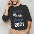 I Survived 5th Grade Class Of 2021 Quarantined Graduation 2 Unisex Long Sleeve T-Shirt