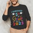 I Survived 5th Grade Graduation Class 2023 Elementary Unisex Long Sleeve T-Shirt