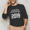 I Survived Home School Class Of 2019 Graduation t Shirt Unisex Long Sleeve T-Shirt