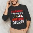 I Survived My Mom's Nursing Degree Graduation Day 2026 Unisex Long Sleeve T-Shirt