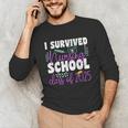 I Survived Nursing School Class Of 2025 New Nurse Graduation Unisex Long Sleeve T-Shirt