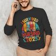 I Survived Nursing School Class Of 2025 Proud Graduation Unisex Long Sleeve T-Shirt