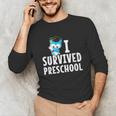 I Survived PreSchool Graduation Kids Owl Grad Shirt Unisex Long Sleeve T-Shirt