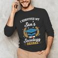 I Survived My Son's Sociology Degree Graduation Unisex Long Sleeve T-Shirt