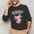 Im Only Talking To My Axolotl Today Salamander Introvert Unisex Long Sleeve T-Shirt Im Only Talking To My Axolotl Today Salamander Introvert Unisex Long Sleeve T-Shirt