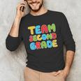 Team Second Grade Shirt 2nd Grade Back To School Graduation Unisex Long Sleeve T-Shirt