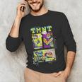Teenage Mutant Ninja Turtles Retro Neon Comic Book Panels Unisex Long Sleeve T-Shirt