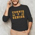 Tennis Senior Night Tennis Senior 2025 Graduation 11 Unisex Long Sleeve T-Shirt