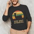 Test Day No Probllama Silhouette Teacher Student Graduation Unisex Long Sleeve T-Shirt