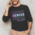 Tie Dye Senior 24 Class Of 2024 Seniors Graduation 24 Unisex Long Sleeve T-Shirt