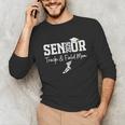Track & Field Senior Mom Class Of 2026 Graduation 26 Unisex Long Sleeve T-Shirt