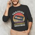Tracking Adjustments Required Nostalgia VHS Retro Tape Unisex Long Sleeve T-Shirt