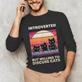 Unique Art For Introverted Cat Fans -Adults Cat Humorous Introvert Small Unisex Long Sleeve T-Shirt Unique Art For Introverted Cat Fans -Adults Cat Humorous Introvert Small Unisex Long Sleeve T-Shirt