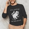 Vibes Are Off Cat Skateboard Introvert Sarcastic Humor Unisex Long Sleeve T-Shirt Vibes Are Off Cat Skateboard Introvert Sarcastic Humor Unisex Long Sleeve T-Shirt