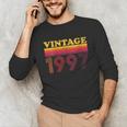 Vintage 1997 Retro Style 90's Born Nostalgia Vibes Birthday Unisex Long Sleeve T-Shirt