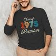 Vintage Class Of 1975 Reunion 50th Graduation Classmate Cool Unisex Long Sleeve T-Shirt