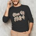 Vintage Class Of 1984 40th Reunion High School Graduation 84 Unisex Long Sleeve T-Shirt