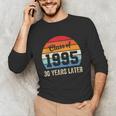 Vintage Class Of 1995 30 Years Later Reunion 30th Graduation Unisex Long Sleeve T-Shirt