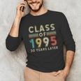 Vintage Class Of 1995 30th Reunion Alumni Graduation Party Unisex Long Sleeve T-Shirt