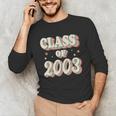 Vintage Class Of 2003 03 High School Graduation Unisex Long Sleeve T-Shirt