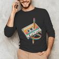 Vintage Pencil Rewind Cassette Tape Nostalgia Party 80s 90s Unisex Long Sleeve T-Shirt Vintage Pencil Rewind Cassette Tape Nostalgia Party 80s 90s Unisex Long Sleeve T-Shirt