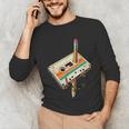 Vintage Pencil Rewind Cassette Tape Nostalgia Party 80s 90s Unisex Long Sleeve T-Shirt Vintage Pencil Rewind Cassette Tape Nostalgia Party 80s 90s Unisex Long Sleeve T-Shirt