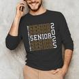 Weightlifting Senior Night Senior 2025 Graduation 42 Unisex Long Sleeve T-Shirt