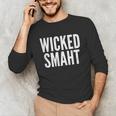 Wicked Smaht Boston Accent Graduation Tee Unisex Long Sleeve T-Shirt