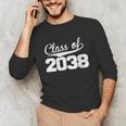 Women's Class Of 2038 Kid Adult Future Year Kindergarten Graduation Unisex Long Sleeve T-Shirt