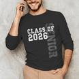Women's Senior Class Of 2026 Graduation Year High School & College Unisex Long Sleeve T-Shirt