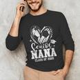 Women's Senior Nana Class Of 2026 Soccer Graduation Heart Unisex Long Sleeve T-Shirt