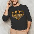 Wrestling Senior Night Wrestling Senior 2025 Graduation 17 Unisex Long Sleeve T-Shirt