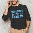 Wrestling Senior Night Wrestling Senior 2025 Graduation 38 Unisex Long Sleeve T-Shirt