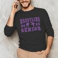 Wrestling Senior Night Wrestling Senior 2025 Graduation 49 Unisex Long Sleeve T-Shirt