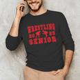 Wrestling Senior Night Wrestling Senior 2025 Graduation 7 Unisex Long Sleeve T-Shirt