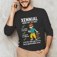 Xennial Born 1977 To 1983 Nostalgia Unisex Long Sleeve T-Shirt