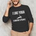 I Like Yoga And Maybe 3 People Introvert Namaste Unisex Long Sleeve T-Shirt