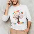 100 Days In The Books Reading Teacher 100th Day Of School Premium Unisex Long Sleeve T-Shirt