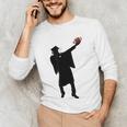 2019 Football Graduation Dab Shirt- Dabbing Graduate Unisex Long Sleeve T-Shirt